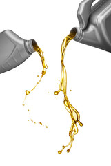 Wall Mural - pouring engine oil