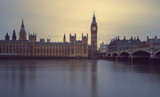 Fototapeta Londyn - Big Ben and The Palace of Westminster,London, UK