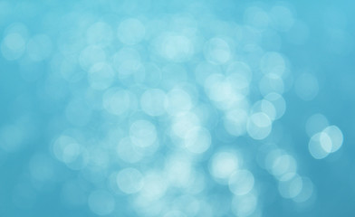 Sea bokeh background