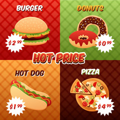 Poster - Fast Food Poster Set