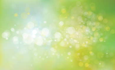 Wall Mural - vector green lights background.