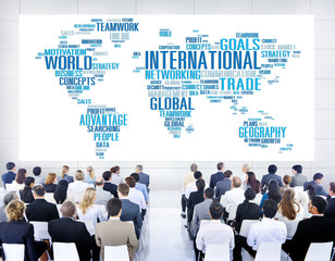Wall Mural - International World Global Network Globalization International