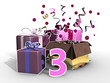 © emieldelange - Cadeaus in roze kleuren voor de derde