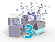 © emieldelange - Cadeaus in blauwe tinten voor de derde