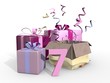© emieldelange - Roze cadeautjes voor de zevende