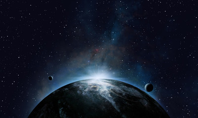 Wall Mural - space eclipse