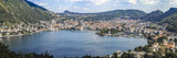 Fototapeta  - Como: five photo for city panorama from the lake