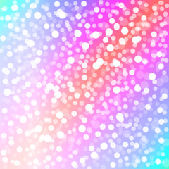 Sticker - Colorful christmas background with bokeh lights