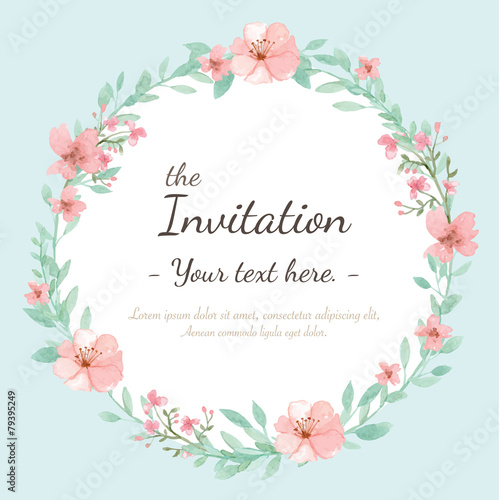 Wedding invitation card