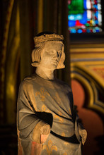 Paris - Sainte Chapelle. Statue Of Louis IX  King Of France