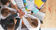 © lenets_tan - Business team with hands together - teamwork concepts