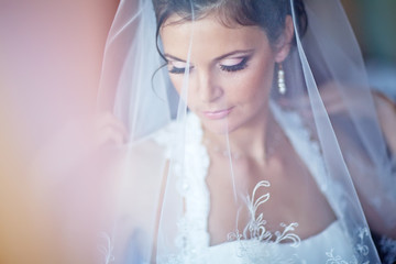 Portrait of a beautiful bride