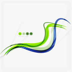 Green and blue lines background