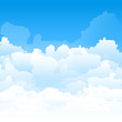vector image of clouds