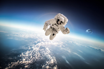 Wall Mural - astronaut in outer space