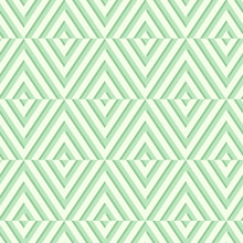 Seamless Geometric Green Pattern. Vector Illustration.