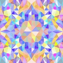 Background Of Colored Polygons