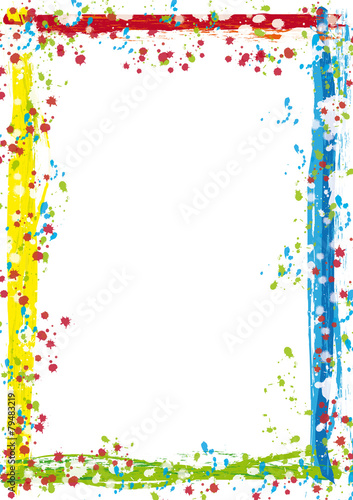 bunter Rahmen Stock-Illustration | Adobe Stock