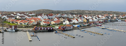 Obraz w ramie Norwegian town