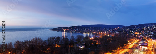 Fényképezés  Sunrise by Balaton Lake