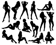 Sexy Woman Silhouettes