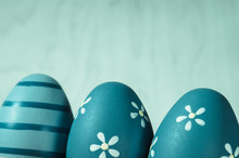 Blue Easter Eggs Decoration
