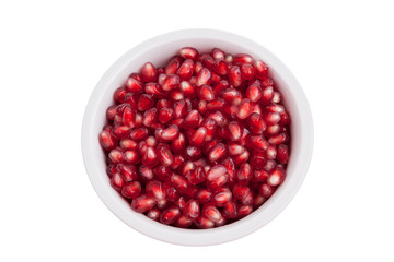 Wall Mural - Bowl of pomegranate seeds