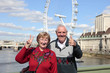 Senior couple in London