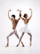 © Acronym - Couple of sporty ballet dancers in a classic performance