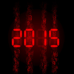 Digital 2015 numerals.