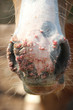 Warts on horses nose