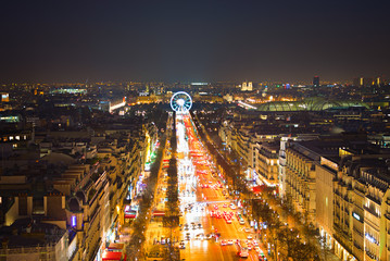 Sticker - Skyline of Paris, France