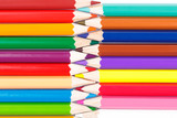 Fototapeta Tęcza - Background from colorful pencil