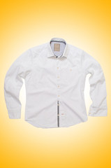 Nice male shirt isolated on the white