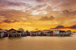 Sunrise Over Chew Jetty in Penang