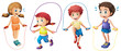 Children and jumprope