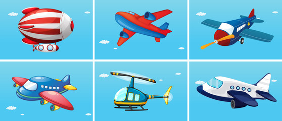 Wall Mural - Aircrafts