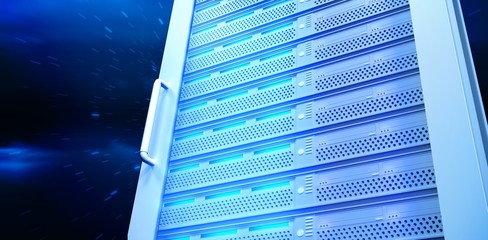Aufkleber - Composite image of server tower