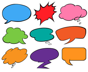 Wall Mural - empty callout templates