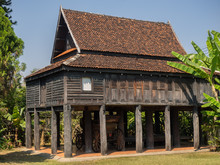 Old Traditional Thai Style House, In Lampang, Thailand