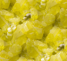Seamless Sulphur Crystal Background.