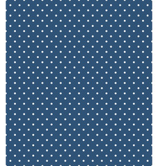 Wall Mural - Seamless dot pattern. White dots on blue background