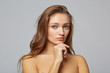© Chernenko Timofey - A beauty girl, on gray background