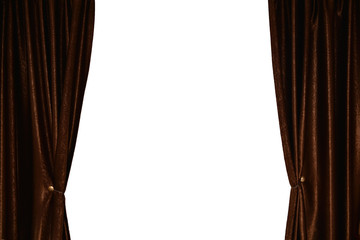 Window with curtain and drapery