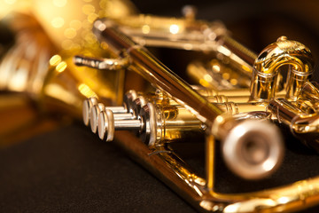 Sticker - Fragment trumpet closeup