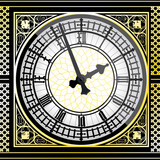 Fototapeta Big Ben - Big ben clock detailed - vector illustration