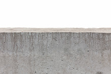White Concrete Fence