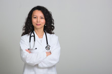 Asian Female Doctor With Stethoscope