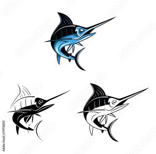 Coloring Book Marlin Fish Cartoon Character Buy This Stock Vector And 