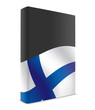 Finland book cover flag black
